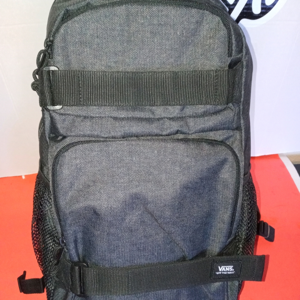 Vans Backpack Smoke Black color